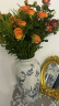 京东鲜花 中式青花陶瓷花瓶冰裂纹复古水培鲜花客厅餐厅插花花器装饰摆件 实拍图