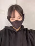 迪紫兔耳罩保暖男女戶(hù)外防風(fēng)防寒耳套耳包冬季跑步哈爾濱旅游保暖裝備 二合一護耳口罩（黑色） 【升級雙重保暖款】 曬單實(shí)拍圖