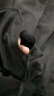南极人（Nanjiren）运动套装春秋新款情侣开衫运动服休闲跑步健身卫衣 黑灰(男薄款)-82453 L 实拍图