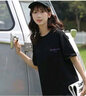 紅蜻蜓 t恤女2025春夏季新款韓版圓領(lǐng)女裝純棉短袖T恤上衣顯瘦打底潮 557#TM+hqt 黑色短袖 XL 曬單實(shí)拍圖