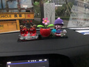 潮異雅新款水晶蘋果擺件汽車香水座車內(nèi)裝飾品車上擺件 保平安 大紅色 曬單實(shí)拍圖