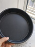 菲藝雅英國披薩盤(pán)烤盤(pán)烤箱用披薩餅底托6六7七8八9九10寸12專(zhuān)用托盤(pán)模具 6寸碳金披薩盤(pán)-星空灰 曬單實(shí)拍圖