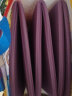 Grom 可折叠瑜伽垫学生午休地垫便携超薄款防滑tpe家用健身儿童午睡垫 深邃紫(61*183) 8mm 实拍图