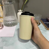 Stanisic德國(guó)品牌保溫杯男女士便攜隨行外帶咖啡杯輕奢水杯七夕生日禮物 奶油白-陶瓷內(nèi)膽 380ml 曬單實(shí)拍圖