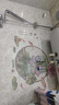 衛(wèi)生間貼畫廁所補洞裝飾洗澡間防水3d立體荷花房間墻面瓷磚墻貼紙 圓-荷韻 曬單實拍圖