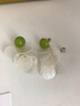 oein綠色耳飾純銀針耳釘貝殼小清新禮物耳墜長(zhǎng)款流蘇氣質(zhì)2024新款 【牛油果綠色】 曬單實(shí)拍圖