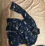 輝豹（HUIBAO）秋款睡衣女裝春秋季純棉長(cháng)袖居家服女士秋天可外穿全棉家居服套裝 G8171#藍色 XL 【建議120-140斤】 曬單實(shí)拍圖