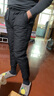 皮爾卡丹棉褲男士秋冬季外穿防水防雪青年加絨保暖雪地沖鋒褲 羽絨棉褲 4XL 【建議160-180斤】 曬單實(shí)拍圖