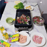 AYRE LIGHTING多功能烤肉鍋電烤盤(pán)家用電煮鍋烤魚(yú)專(zhuān)用盤(pán)家庭電烤爐烤肉爐 拉菲紅不粘煎烤盤(pán) 曬單實(shí)拍圖