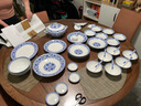 華光國瓷 餐具碗碟套裝  中國風(fēng)骨瓷餐具 青花瓷釉下彩餐具 青花欲語 38頭 禮盒裝 曬單實拍圖