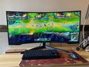 三星（SAMSUNG）34英寸 G55T 165Hz 超2K 1000R 曲面 帶魚(yú)屏 準4K 超寬護眼 外接分屏 HDR 玄龍騎士 電競 顯示器 LC34G55TWWBXXF 官方專(zhuān)賣(mài)店 曬單實(shí)拍圖