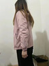 皮爾卡丹春秋外套女2025春裝新款韓版時(shí)尚氣質(zhì)減齡女士洋氣薄外套百搭休閑 粉色 XL 曬單實(shí)拍圖
