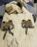 猫人睡袍女士睡衣女冬季珊瑚绒加厚加绒家居服女可爱小熊睡袍米白L 晒单实拍图