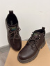 海瀾之家男鞋秋冬男靴2026新款馬丁靴男高幫棉鞋男士工裝靴大碼增高馬丁靴 黑色 42 曬單實(shí)拍圖