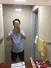 BLACKMONDAY短袖襯衫男夏季新款韓版修身純棉免燙牛津紡商務(wù)休閑方領(lǐng)純色襯衣男 淺藍(lán)色 L/175 曬單實(shí)拍圖