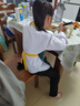 羅蒙兒童襯衫黑褲子男童演出服套裝春夏長(cháng)袖白襯衣西褲兩件套 白色140 曬單實(shí)拍圖