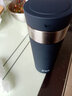 希諾（heenoor） 保溫杯茶水分離男士商務(wù)泡茶水杯車(chē)載便攜時(shí)尚創(chuàng  )意杯子刻字定制 深藍 390ml 曬單實(shí)拍圖