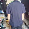 佐優(yōu)品日系翻領(lǐng)短袖T恤男夏季潮牌冰感寬松POLO打底衫小眾衣服冰絲半袖 藏青色 M 曬單實(shí)拍圖