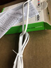貝爾金（BELKIN）尼龍編織aux音頻線 3.5mm 車載電腦音響音箱通用蘋果頭戴式兩雙頭耳機(jī)插頭 1.2米 白色常規(guī) 1.2米 曬單實(shí)拍圖