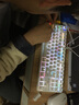 黑爵AK870 三?？椭苹瘷C械鍵盤(pán) 全鍵熱插拔 Gasket結構RGB背光 原廠(chǎng)PBT三拼鍵帽 可連平板手機筆記本 白色（RGB光）-紅軸 曬單實(shí)拍圖
