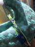 京智夏天夏季休闲帆布包大容量斜挎饺子包小众小包包女百搭新款 蓝色【绿色挂绳】 实拍图