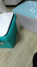 茶花（CHAHUA）茶花塑料收纳箱衣物整理箱35L58L68L多规格玩具整理箱储物 绿色 【68L内置滑轮】2个装 实拍图