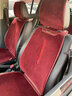 牧寶冬季汽車(chē)坐墊純羊毛車(chē)座墊套保暖短毛適用寶馬大眾邁騰別克昂科威 酒紅 曬單實(shí)拍圖