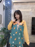 嬌銀月子服春夏純棉透氣孕婦睡衣產(chǎn)后喂奶衣產(chǎn)婦哺乳睡衣孕產(chǎn)婦家居服 孔雀藍(lán)（可愛(ài)小鴨子） S（建議80-100斤左右穿） 曬單實(shí)拍圖