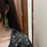 琪美戀少數(shù)民族風(fēng)耳墜環(huán)長(zhǎng)流蘇異域耳夾波西米亞耳環(huán)免打孔配飾無(wú)耳洞女 少數(shù)民族耳鉤【藍(lán)色】 曬單實(shí)拍圖