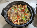 自然廚S9陶瓷砂鍋煲仔飯鍋剁椒魚(yú)頭淺口干鍋專(zhuān)用耐高溫不易裂沙鍋燃氣灶 4-5人-黑色【質(zhì)保十年】 2.4L 曬單實(shí)拍圖