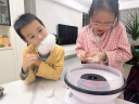 Noryong棉花糖机 生日男孩女孩情人礼物 电动商用迷你儿童棉花糖机电器可做硬糖棉花糖机六一家用棉花糖机 升级款白色C450-1 实拍图