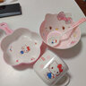 五和（WUHE）HelloKitty甜心凱蒂貓輔食碗兒童餐具可愛寶寶碗兒童餐盤兒童水杯 甜心凱蒂貓勺子 曬單實(shí)拍圖