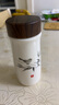 VEECHAN陶瓷內(nèi)膽保溫杯雙層純陶瓷杯家用泡茶杯公司商務(wù)禮品定制logo水杯 喜上枝頭（木紋蓋） 曬單實拍圖