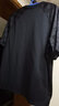 GXG男裝 黑色涼感簡(jiǎn)約休閑插肩袖圓領(lǐng)短袖T恤男士上衣 夏新品 黑色 L 曬單實(shí)拍圖