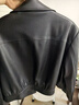 獨束大碼女裝復古港風(fēng)機車(chē)修身皮衣外套秋季新款微胖mm時(shí)尚短外套 黑色 2XL (尺碼：4) 曬單實(shí)拍圖