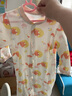 舒貝怡2件裝嬰兒連體衣滿月寶寶周歲衣服春秋款哈衣新生兒爬服粉色90 曬單實拍圖