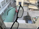 威古氏 近视眼镜框架男女电脑手机护目镜超平光防蓝光眼镜5107A 5108 时尚款-金黑(配镜请联系客服) 实拍图