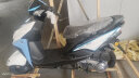杰帆（JF）踏板摩托车可上牌125cc尚领燃油外卖车男女式踏板车摩托车助力车 粉蓝分白分黑 标准款 实拍图