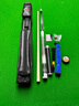 U【官方旗艦正品】環(huán)球新款蝙蝠中式黑8九球桿060/061大頭桿臺球桿 環(huán)球蝙蝠0301A+加長(cháng)把+四孔桿桶+球桿配件 +球桿配件 曬單實(shí)拍圖