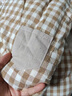 流貝 嬰兒棉服寶寶手工棉衣水洗棉面料純棉花兒童棉襖小孩秋冬棉褲套 咖啡格 73cm 73碼【1-5月】 曬單實拍圖