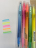 Double A 達伯埃韓國原裝進(jìn)口辦公學(xué)習手賬用亮色系和淡色系雙頭熒光筆單支裝多色可選 亮色系+淡色系 曬單實(shí)拍圖