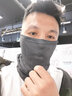 杉沓 防曬圍脖套男夏天護頸冰絲小圍脖魔術(shù)頭巾夏季遮臉面罩薄款口罩圍巾護脖子脖套 迷彩黑FJ 均碼 曬單實(shí)拍圖