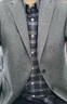雅戈爾（YOUNGOR）西服男士秋冬休閑西服羊毛混紡含羊絨面料休閑單西合款 灰色VXXX225145DIY M 170/92A 曬單實拍圖