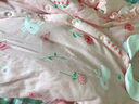 寶然寶然嬰兒連體衣新生兒衣服薄棉衣棉服保暖公主哈衣爬服秋冬裝6713 加厚棉衣(建議15度以下穿) 66cm 曬單實(shí)拍圖