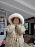 米詩(shī)德羽絨服毛領(lǐng)單買(mǎi)新超大狐貍毛領(lǐng)子仿真毛帽子毛條女羽絨服毛領(lǐng)單買(mǎi) 米色雪狐75CM 曬單實(shí)拍圖