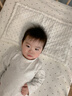 朵精靈嬰兒枕頭云片枕0到6個(gè)月平枕巾一1歲純棉新生兒寶寶安撫豆豆秋冬3 【棉紗豆豆絨平枕】花園小兔 30*50cm 曬單實(shí)拍圖