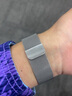 達梭適用蘋(píng)果手表表帶apple watch s10/9/8/se/ultra表帶不銹鋼米蘭尼斯男女腕帶磁吸高級ultra運動(dòng) 銀色 40/41/42mm表盤(pán)通用 曬單實(shí)拍圖