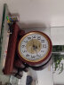康巴丝（Compas）台式电波座钟客厅复古实木电子时钟台钟钟表书房卧室电波钟 SZZD2219M 实拍图