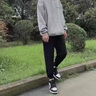 花花公子（PLAYBOY）休閑褲男春秋季2025新款寬松百搭商務(wù)直筒褲男潮流韓版長褲子男裝 卡其 31 曬單實(shí)拍圖