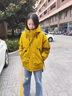JEZE2024冬新款加厚保暖戶(hù)外加棉夾棉外套女秋冬棉襖情侶工裝棉衣棉服 黃色【z】 M 【建議100-120斤】 曬單實(shí)拍圖